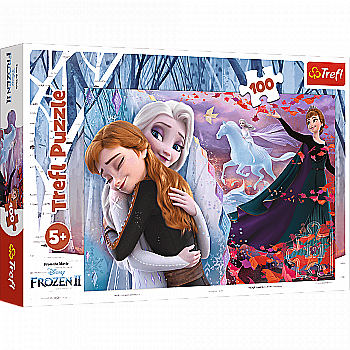 Пазл "100" - Разом назавжди / Disney Frozen 2, Trefl, 16399 Пазл "100" - Разом назавжди / Disney Frozen 2, Trefl, 16399