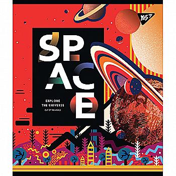 Тетрадь 24 кл YES "Space abstract", 765237