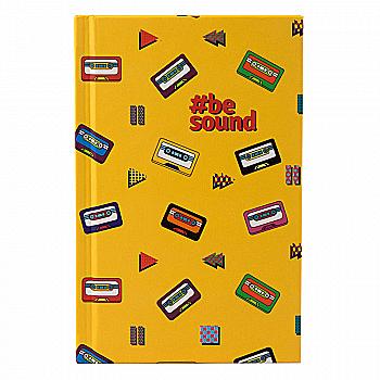 Книга записная А6 80 л. кл. твердая обложка BeSound-1, K19-199-1 Книга записная А6 80 л. кл. твердая обложка BeSound-1, K19-199-1