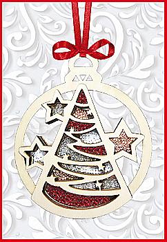 Набір для творчості "Ялинка" (11,0х9,0х1,3 см) фанера, 093-F Набір для творчості "Ялинка" (11,0х9,0х1,3 см) фанера, 093-F