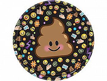 Тарілка Емоджі Смайли, 17 см 8 од, 1502-2524 Тарілка Емоджі Смайли, 17 см 8 од, 1502-2524