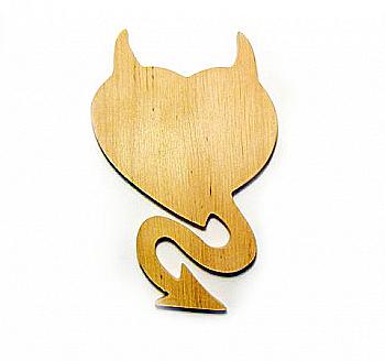 Заготовка деревянная декупажная "Сердцеедка", 0086