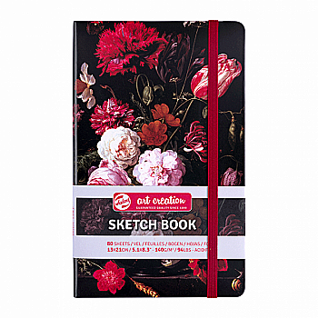Блокнот для графики Art Creation, Натюрморт с цветами, 140 г/м², 13*21 см, 80 л, Royal Talens Блокнот для графики Art Creation, Натюрморт с цветами, 140 г/м², 13*21 см, 80 л, Royal Talens