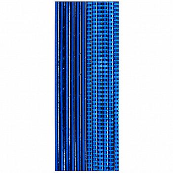 Трубочка для коктейля фольгированная синяя, 12 ед, 1502-4891