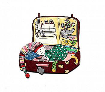 Заготівка-магніт дерев`яна "У будиночку" 95*100 мм, ZS100 Заготівка-магніт дерев`яна "У будиночку" 95*100 мм, ZS100