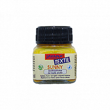 Фарба по світлим тканинам нерастек. JAVANA Охра Sunny 20мл  Фарба по світлим тканинам нерастек. JAVANA Охра Sunny 20мл