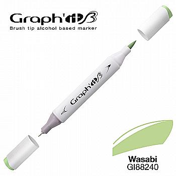 Маркер двосторонній Brushmarker, Васабі (8240), GI88240 Graph`it Маркер двосторонній Brushmarker, Васабі (8240), GI88240 Graph`it