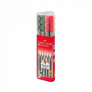 Набір ручок капілярних 0,4 мм у пеналі Grip 10 кол., 151611 Faber-Castell *** Набір ручок капілярних 0,4 мм у пеналі Grip 10 кол., 151611 Faber-Castell ***