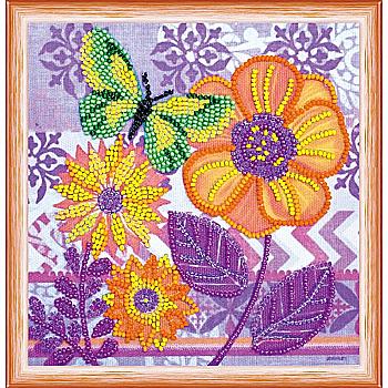 Набор для вышивки бисером "Удивительные цветы"