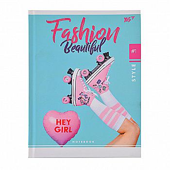 Блокнот 140*185 мм, 64 арк. "Fashion beautiful" YES, 151480