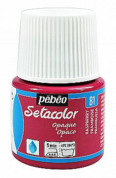 Фарба для світлих тканин Setacolor 45 мл непрозора, малинова, 295-081 Pebeo Фарба для світлих тканин Setacolor 45 мл непрозора, малинова, 295-081 Pebeo