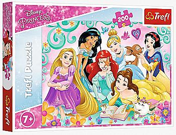 Пазл "200" - Веселий світ принцес / Disney Princess, Trefl, 13268 Пазл "200" - Веселий світ принцес / Disney Princess, Trefl, 13268