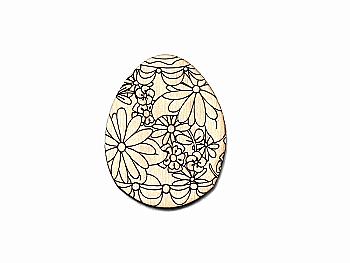Заготівка дерев`яна "Пасхальне яйце №6", P013 Заготівка дерев`яна "Пасхальне яйце №6", P013
