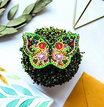 Набор для вышивки бисером украшения "Настроение-лето"