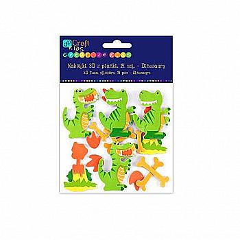 Наклейка с ПВХ - Динозавры 14 шт, KSPI-308 Dp Craft Наклейка с ПВХ - Динозавры 14 шт, KSPI-308 Dp Craft