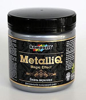 Краска акриловая эмаль Metalliq Kompozit платина 0,5 кг Краска акриловая эмаль Metalliq Kompozit платина 0,5 кг