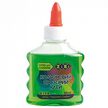 Клей зелений прозорий на PVA-основі, 88 мл, ZB.6111-04 Клей зелений прозорий на PVA-основі, 88 мл, ZB.6111-04