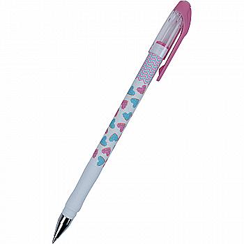 Ручка кулькова Hearts, синя, AB1049-23-A ***