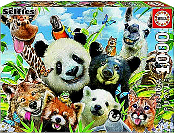 Пазл "500" - Селфі із ламою, Educa, 18117 Пазл "500" - Селфі із ламою, Educa, 18117