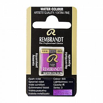 Краска акварельная Rembrandt 866 Искрящийся фиолетовый, кювета, Royal Talens Краска акварельная Rembrandt 866 Искрящийся фиолетовый, кювета, Royal Talens