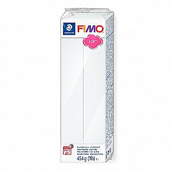 Пластика Soft, Біла, 454 г, Fimo Пластика Soft, Біла, 454 г, Fimo