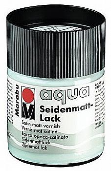 Лак финишный сатиновый матовый на водной основе 50 мл 113705000 Marabu