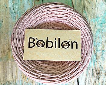 Пряжа трикотажна Bobilon Mini (5-7 мм), зефірка Пряжа трикотажна Bobilon Mini (5-7 мм), зефірка