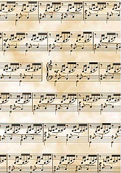 Велум напівпрозорий "Ноти", Антична бронза, А4, Heyda 204878935 Велум напівпрозорий "Ноти", Антична бронза, А4, Heyda 204878935