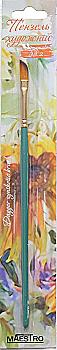 Пензлик "Maestro" синтетика, ретушний №2 (блістер) 310405 Пензлик "Maestro" синтетика, ретушний №2 (блістер) 310405
