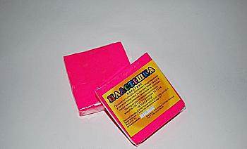 Пластика "Пластишка", розовый флуоресцентный 0,075 кг, 0206 Пластика "Пластишка", розовый флуоресцентный 0,075 кг, 0206