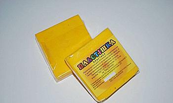 Пластика "Пластишка", желтый HR 0,075 кг, 0106 Пластика "Пластишка", желтый HR 0,075 кг, 0106