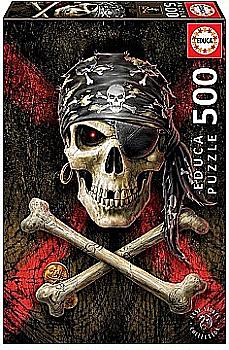 Пазл "500" - Піратський череп, Educa, 17964