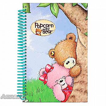 Блокнот А5 80 арк., спіраль, PO, PO17-221