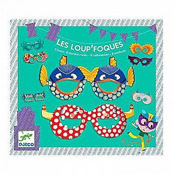 Набор масок для праздника "Аниме Риголь", DJ02079 DJECO