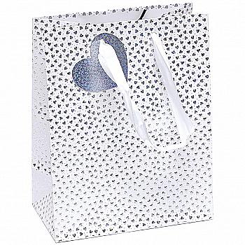 Пакет паперовий 18*23*10 см, диз. GB-21439, білий, СПК312 Пакет паперовий 18*23*10 см, диз. GB-21439, білий, СПК312