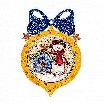 Ялинкова іграшка дерев`яна для вишивання бісером, FLE-001 Ялинкова іграшка дерев`яна для вишивання бісером, FLE-001