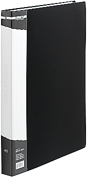 Папка А4, 40 файлов, черная BM.3617-01