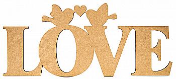 Заготовка Love, МДФ, 50*21,5*0,6 см, Rosa Talent