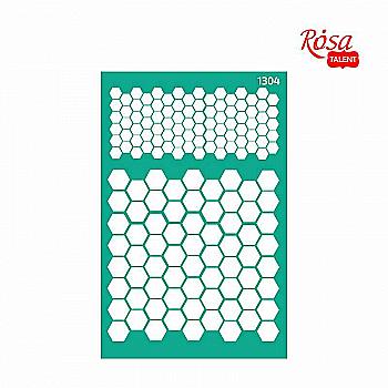 Трафарет самоклеючий Фоновий 13*20 см №1304 Абстракція Роса