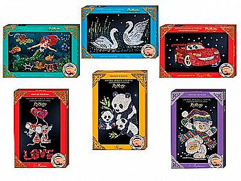 Набір для творчості "Мозаїка з пайєток" мал., Пм-01 (10) Набір для творчості "Мозаїка з пайєток" мал., Пм-01 (10)