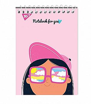 Зошит для записів А6 80 кл. YES од.сп. Glasses, 681538 Зошит для записів А6 80 кл. YES од.сп. Glasses, 681538