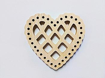 Заготівка дерев`яна "Серце", 0076 Заготівка дерев`яна "Серце", 0076