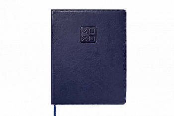 Еженедельник датированный А4, 2020, Bravo (Soft), синий, BM.2780-02