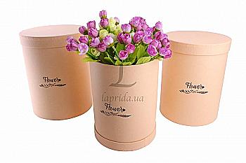 Подарункова коробка сер, W9670