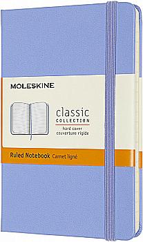 Блокнот Голубая Гортензия карман. линейка, Moleskine Classic, MM710B42 Блокнот Голубая Гортензия карман. линейка, Moleskine Classic, MM710B42