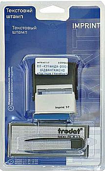 Текстовый штамп 3-х рядный Tr 8951, 8911 Imprint 1 в блистере Текстовый штамп 3-х рядный Tr 8951, 8911 Imprint 1 в блистере