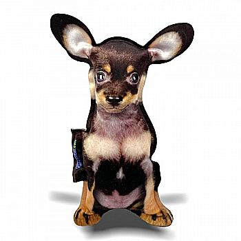 Іграшка-подушка реалістична Той-тер`єр 16 см, PTs3D-13 Іграшка-подушка реалістична Той-тер`єр 16 см, PTs3D-13