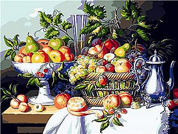 Набір для розпису по номерах 40*50 см "Натюрморт", RA3696 Набір для розпису по номерах 40*50 см "Натюрморт", RA3696