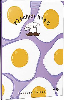 Блокнот А6 "Artbook Rainbow - Kitchen Note" fried eggs, 901272 TM Profiplan Блокнот А6 "Artbook Rainbow - Kitchen Note" fried eggs, 901272 TM Profiplan