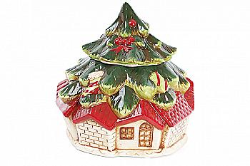 Банка керамічна "Будиночок" 2,8 л, 827-810 Банка керамічна "Будиночок" 2,8 л, 827-810